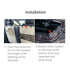 Pet Dog Barrier Car Back Seat Fence Isolation Divider Net Safety Mesh Guard Kids-black
