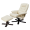 PU Leather Massage Chair Recliner Ottoman Lounge Remote