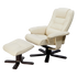 PU Leather Massage Chair Recliner Ottoman Lounge Remote