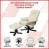 PU Leather Massage Chair Recliner Ottoman Lounge Remote