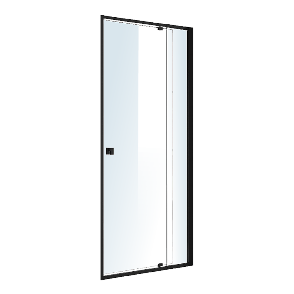 Adjustable Semi Frameless Shower Screen (82~90) x 195cm Australian Safety Glass