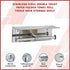 Stainless Steel Double Toilet Paper Holder Towel Roll Tissue Rack Storage Shelf