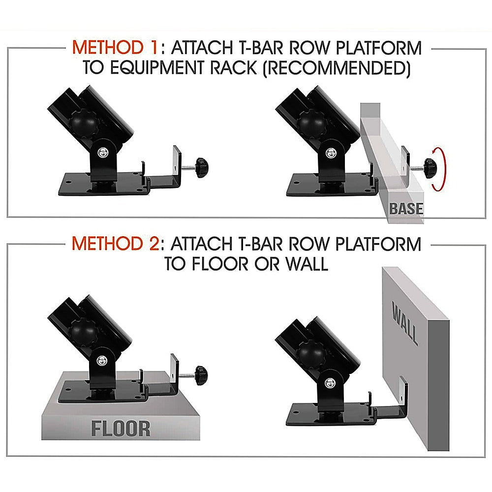 T Bar Row Landmine Platform 360-degree Swivel Fits 1