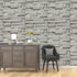 Wallpaper Brick Pattern 3D Textured Non-woven Wall Paper Roll