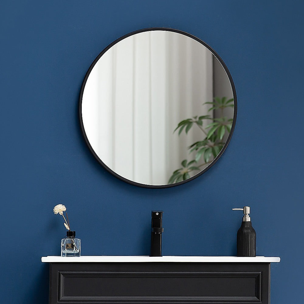 70cm Round Wall Mirror Bathroom Makeup Mirror by