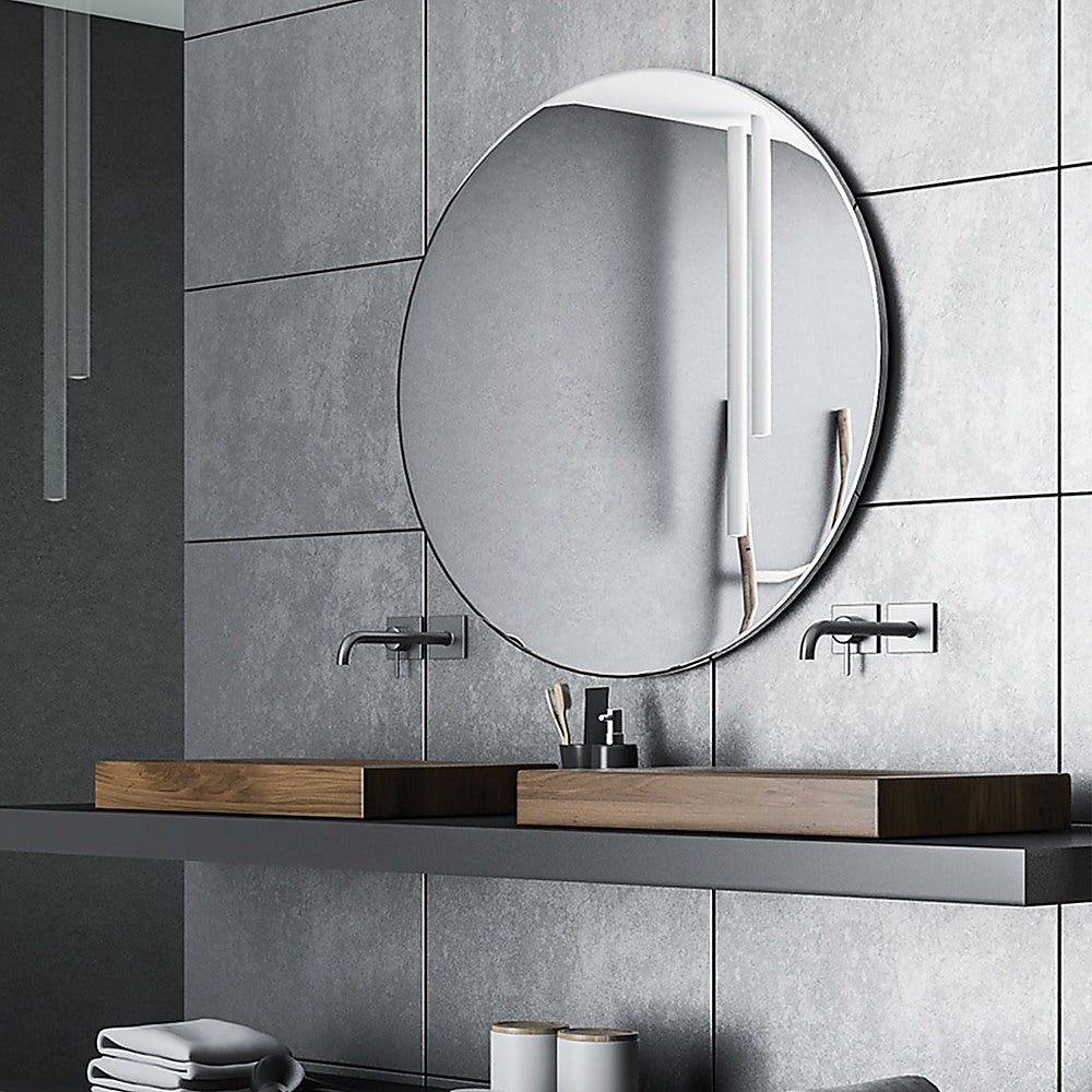 90cm Round Wall Mirror Bathroom Makeup Mirror by