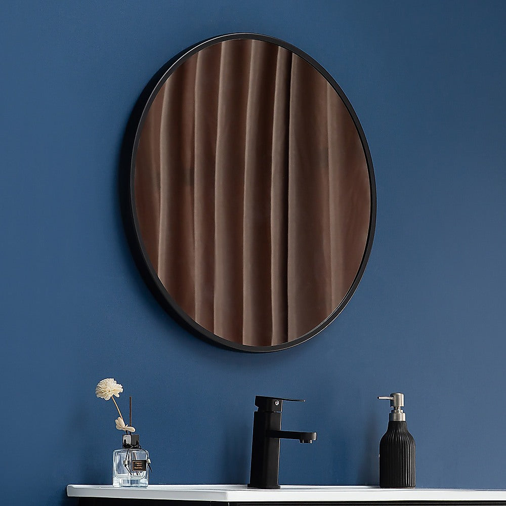 90cm Round Wall Mirror Bathroom Makeup Mirror by
