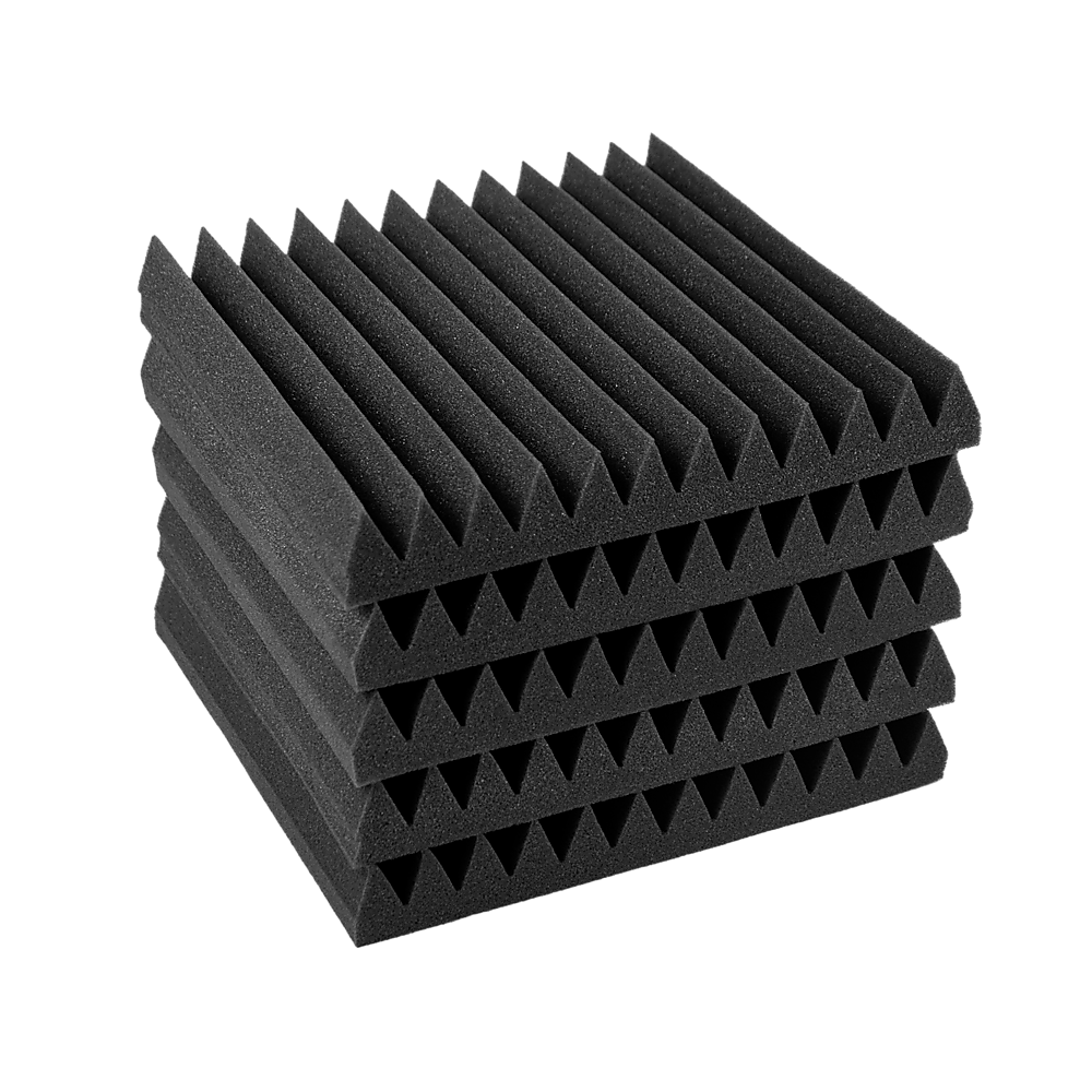 40pcs Studio Acoustic Foam Sound Absorbtion Proofing Panels Tiles Wedge 30X30CM