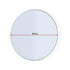 60cm Round Wall Mirror Bathroom Makeup Mirror by Della Francesca