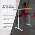 Wooden Portable Ballet Bar Stretch Barre Dance Bar 1.5M Freestanding Ballet Bar