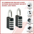 X2 Combination Padlock 4-Digit Outdoor Weatherproof Security School Lock Travel