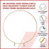 2M Wedding Hoop Round Circle Arch Backdrop Flower Display Stand Frame Background