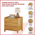 Bamboo Bedside Table Nightstand Storage Bedroom Sofa Side Stand