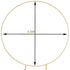 3M Gold Wedding Hoop Round Circle Arch Backdrop Flower Display Stand Frame Background