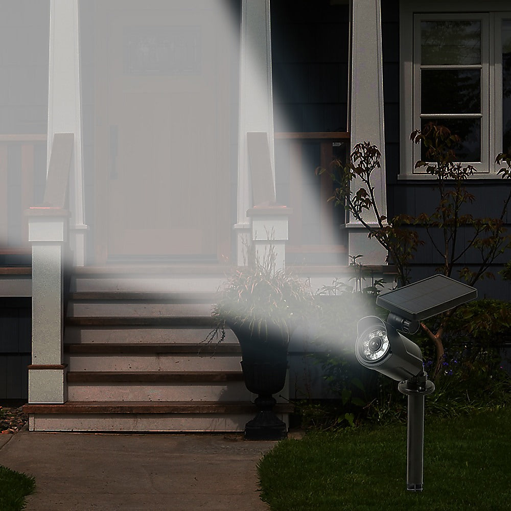 Solar LED Spotlight - Solar-powered motion-activated LED security light