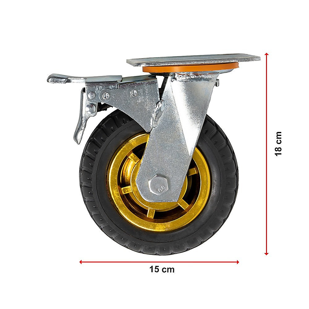 Castor Wheels 4 x 6