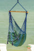 Extra Large Outdoor Cotton Mexican Hammock Chair in Caribe Colour