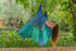 Extra Large Outdoor Cotton Mexican Hammock Chair in Caribe Colour