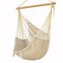 Extra Large Outdoor Cotton Mexican Hammock Chair in Cream Colour