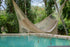 Outdoor undercover cotton  hammock with hand crocheted tassels King Size Marble