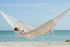 Outdoor undercover cotton  hammock with hand crocheted tassels Queen Size Marble Colour