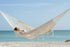 Outdoor undercover cotton  hammock with hand crocheted tassels Queen Size Marble Colour