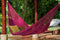 Outdoor undercover cotton  hammock King size Mexican Pink