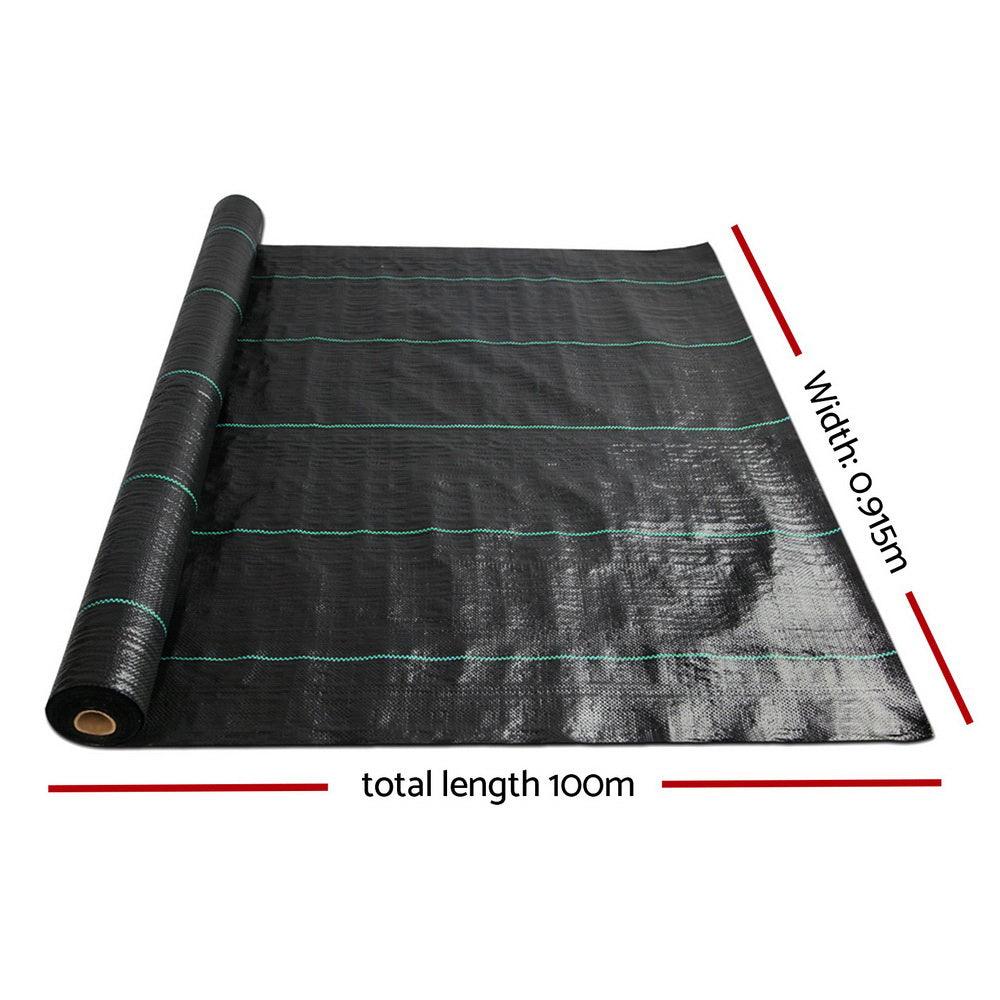 0.915x100m Weed Mat Weedmat Control Plant