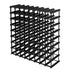 Wine Rack 72 Bottle Black