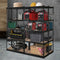 5 Tier Heavy Duty Steel Shelving Unit 200kg Per Shelf Garage Storage Rack Black