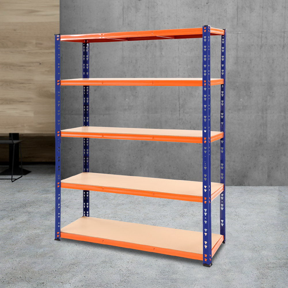 1.8M Garage Shelving Warehouse Rack Pallet Racking Storage Shelve Blue