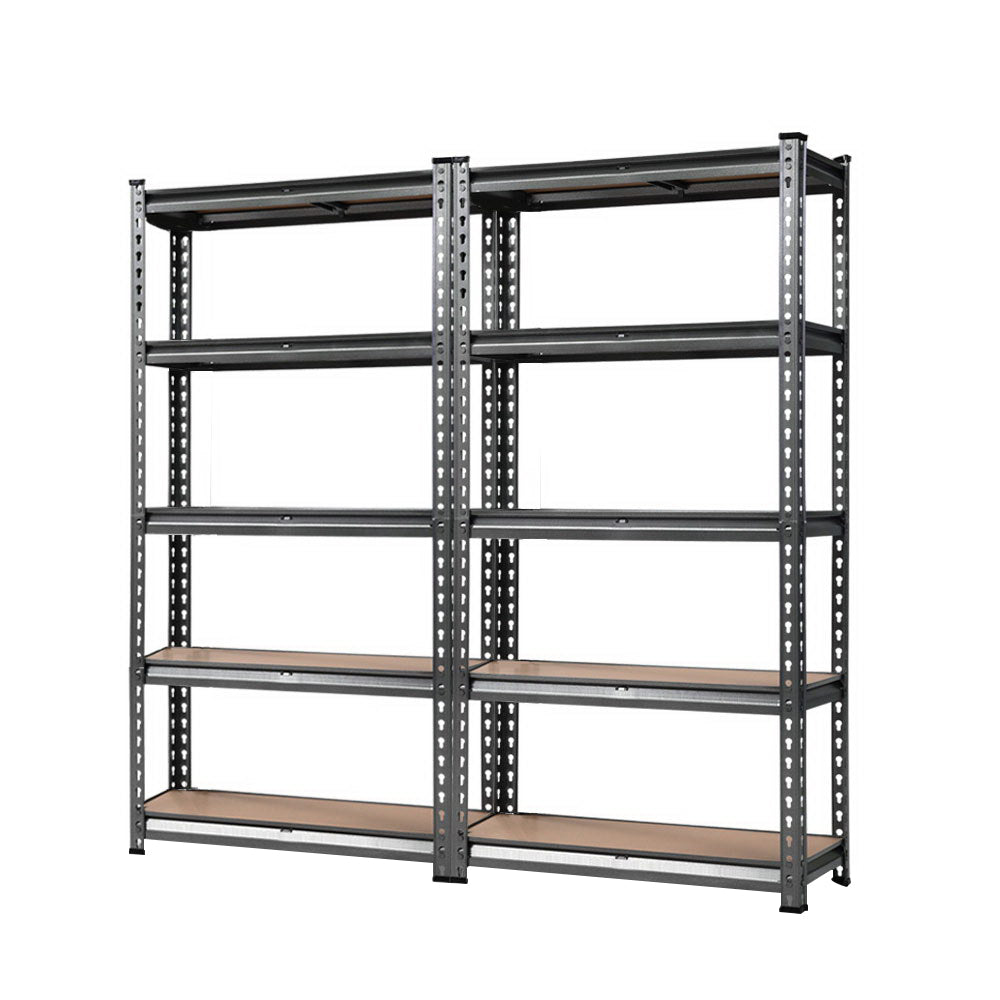 2x1.5M Garage Shelving Warehouse Rack Storage Racking Storage Steel