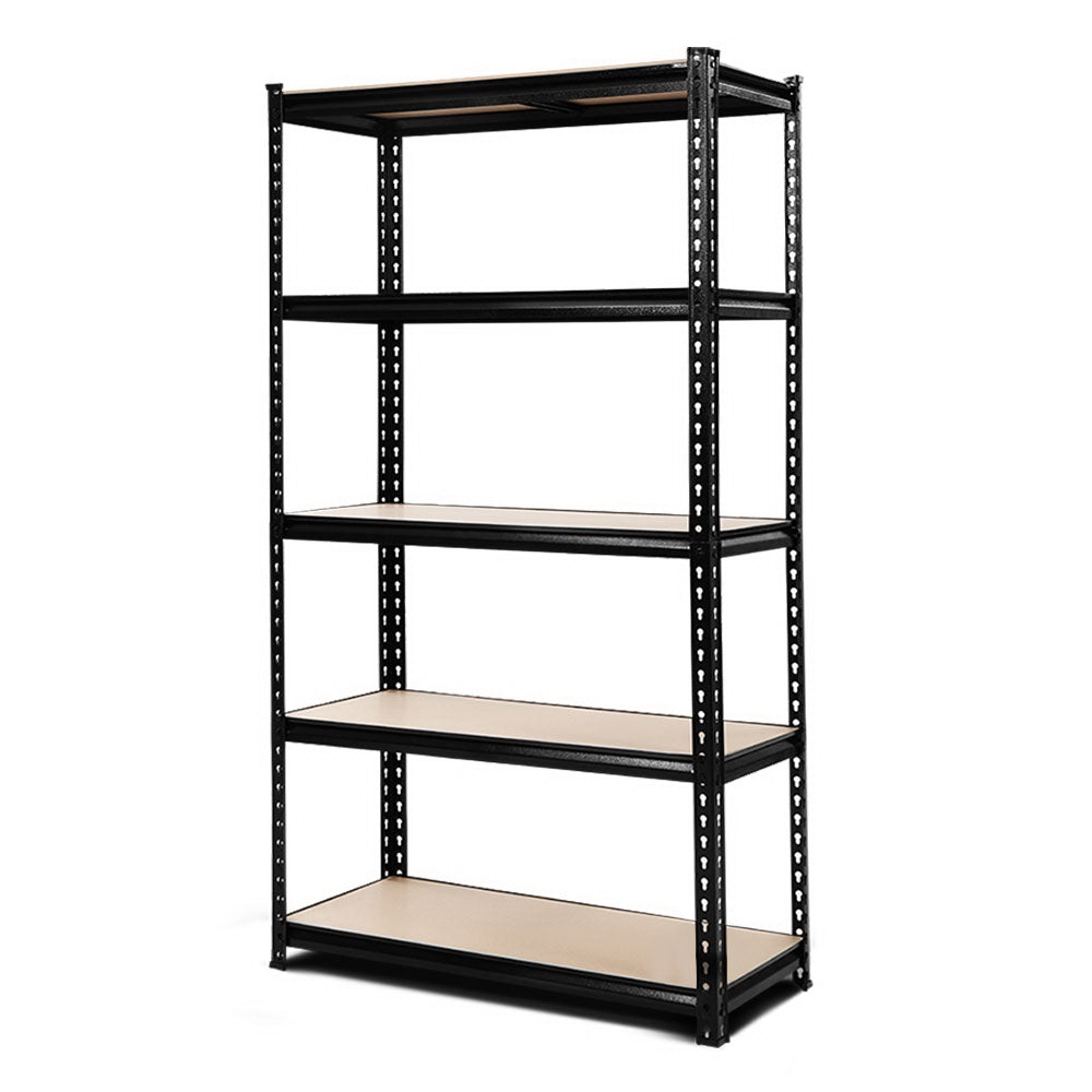 1.8M Garage Shelving Warehouse Rack Pallet Racking Storage Shelve Black