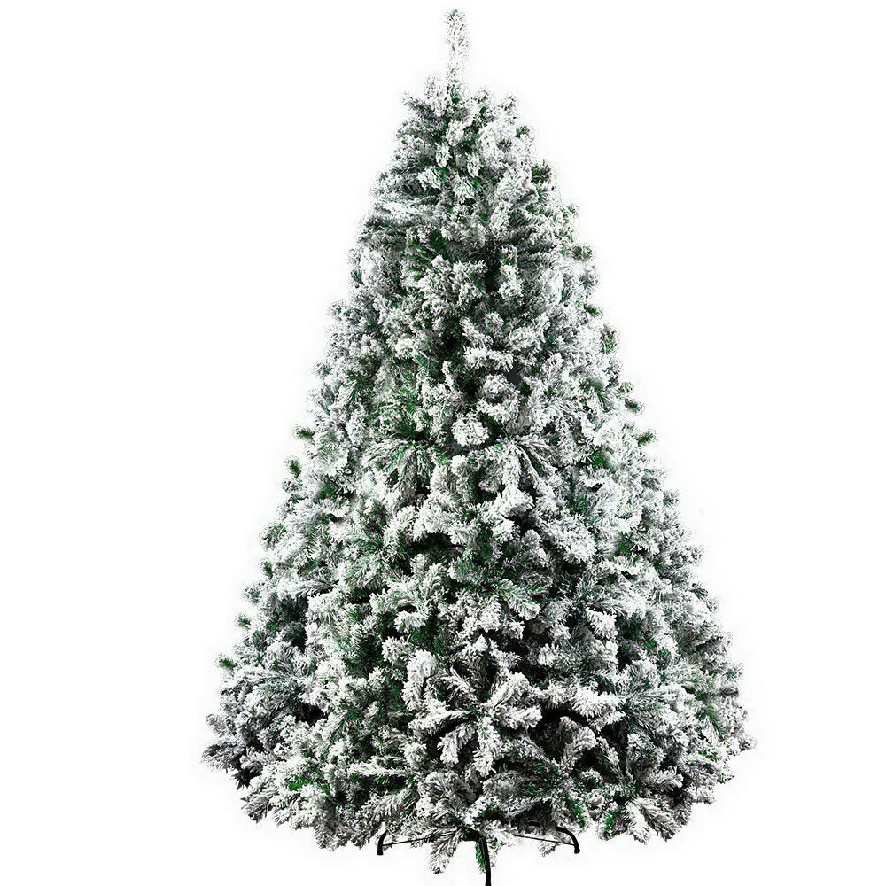 Jingle Jollys Christmas Tree 1.8M Xmas Trees Decorations Snowy 758 Tips