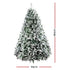 Jingle Jollys Christmas Tree 1.8M Xmas Trees Decorations Snowy 758 Tips