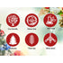 Jingle Jollys Christmas Tree 1.8M Xmas Trees Decorations Snowy 758 Tips