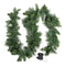 1.8m Prelit Christmas Garland with Warm LED Lights Xmas Door Stair Decor