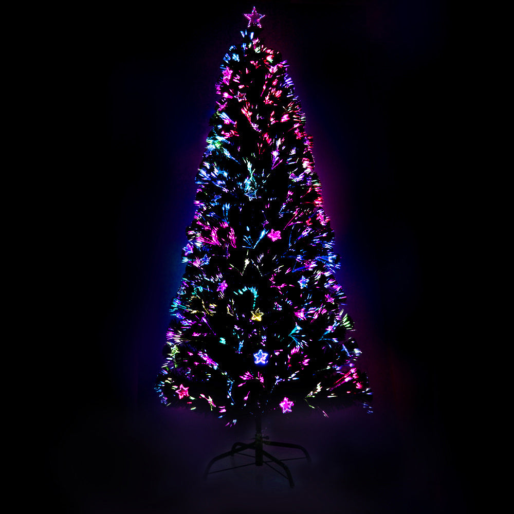 1.8m Christmas Tree Optic Fibre LED Xmas tree Multi Colour