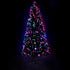Jingle Jollys 2.1m Christmas Tree Optic Fibre LED Xmas tree Multi Colour