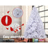 Jingle Jollys Christmas Tree 2.1m 1000 White Tips Xmas Tree Decorations