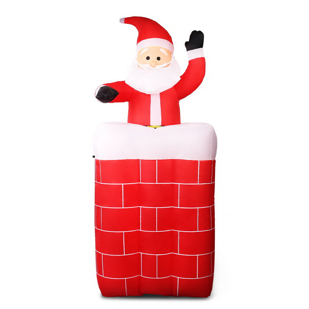 Christmas Inflatable Santa Pop Up 1.8M Illuminated Decorations