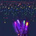 12.5M Christmas Lights Solar Icicle String Light Multi Colour