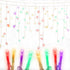 12.5M Christmas Lights Solar Icicle String Light Multi Colour Jingle Jollys