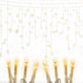 20M Christmas Lights Icicle Light 800 LED Warm White Decor