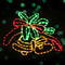 0.76M LED Christmas Bell Motif Light 216 Multi Colour Indoor Outdoor