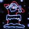 1M LED Christmas Santa Motif Light 248 Multi Colour Indoor Outdoor