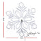 0.82M Christmas Lights 304 LED Snow Motif Light Decorations Jingle Jollys