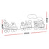 2.1M Christmas Lights 631 LED Train Motif Light Decorations Jingle Jollys