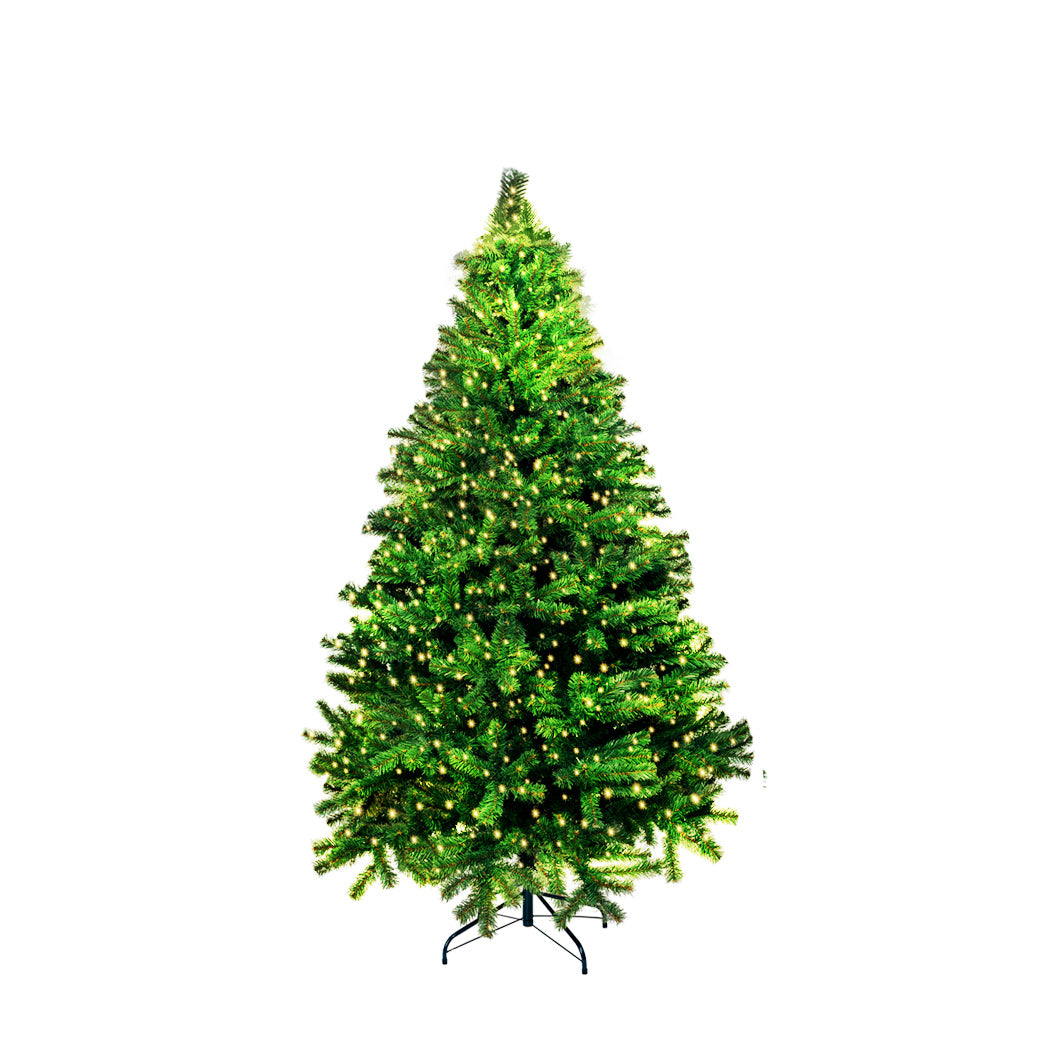 Christmas Tree 2.1M 7Ft Xmas Home Garden Decor Warm LED Lights