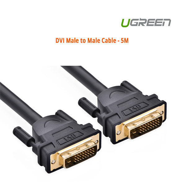 UGREEN DVI Male to Male Cable 5M 11608